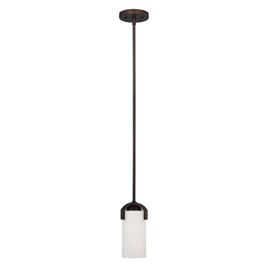 Sunset Lighting 1-Light 100W MB Hadley Mini Pendant Provincial Bronze F22010-64