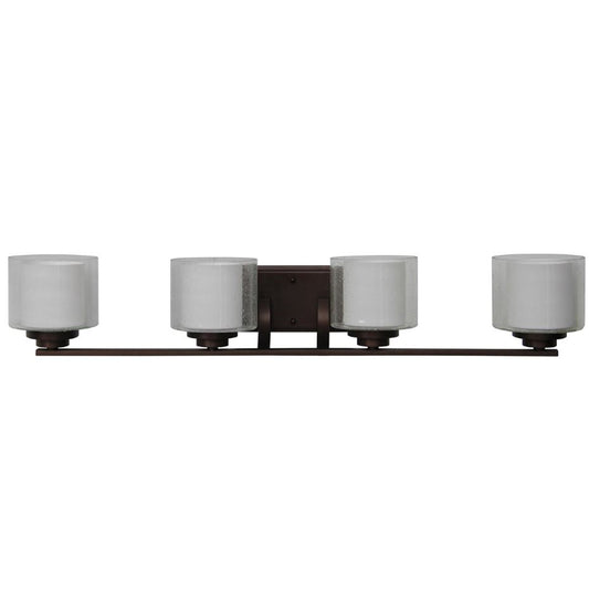 Sunset Lighting 4-Light 100W MB Sunset Vanity, Provincial Bronze F17014-64