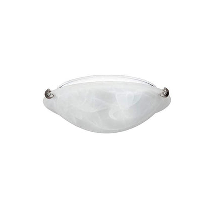 Luminance 12" Transitional 2-light Semi-Flush Mount Light Satin Nickel Finish F7288-53