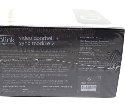 Blink Bundle: Wired Floodlight Camera + Pan-Tilt Indoor Cam + Video Doorbell 2