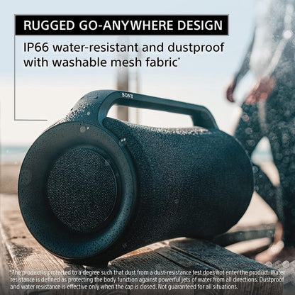 Sony SRS-XG500 X-Series Wireless Portable Bluetooth Boombox Party-Speaker with Big Powerful Sound, IP66 Water-resistant and Dustproof