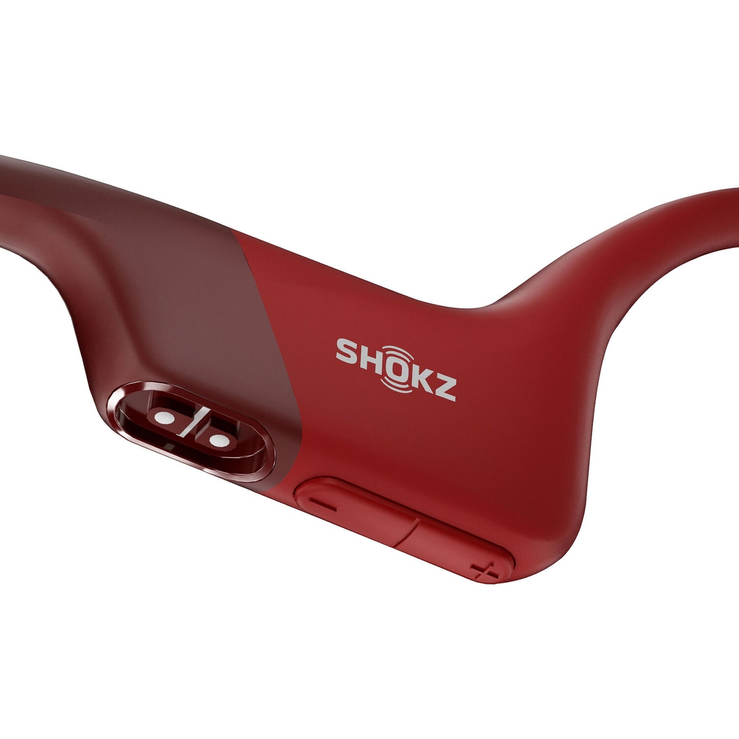 Shokz OpenRun Bone Conduction Open-Ear Endurance Headphones Red S803-ST-RD-US