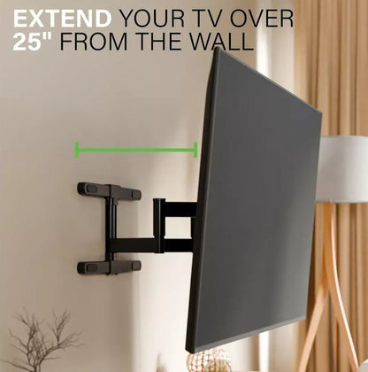Sanus Decora Full-Motion TV Mount for 42"-90" TVs Up to 120 lbs. DLF225-B1 Black