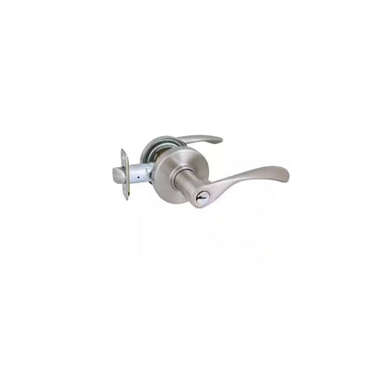 Primrose Satin Nickel Keyed Entry Door Handle Featuring Dual Keyway LS9X2FSJYYC