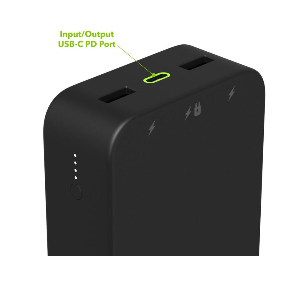 Mophie Powerstation Power Bank 10,000mAh, 20W, USB-C & USB-A Ports 401110783