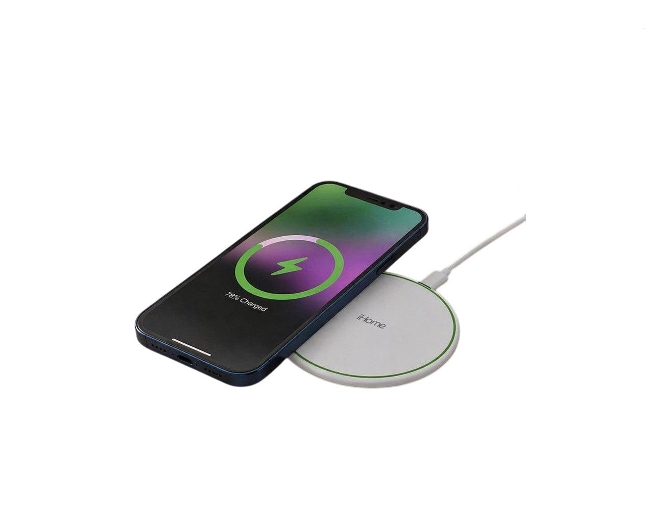iHome Wireless Charging POWERPAD 15 Watts Fast Charge, Slim - Model 2IHQI1052W0L2