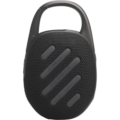 JBL Clip 5 Portable Waterproof Wireless Speaker Black, IP67-Certified, 12 Hr battery,  JBLCLIP5BLKAM