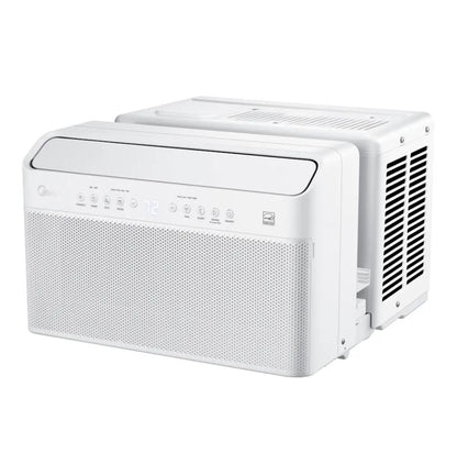 Midea 12,000 BTU DOE U-Shaped Smart Window Air Conditioner, for spaces up to 550 sq. ft. MAW12AV1QWT-C