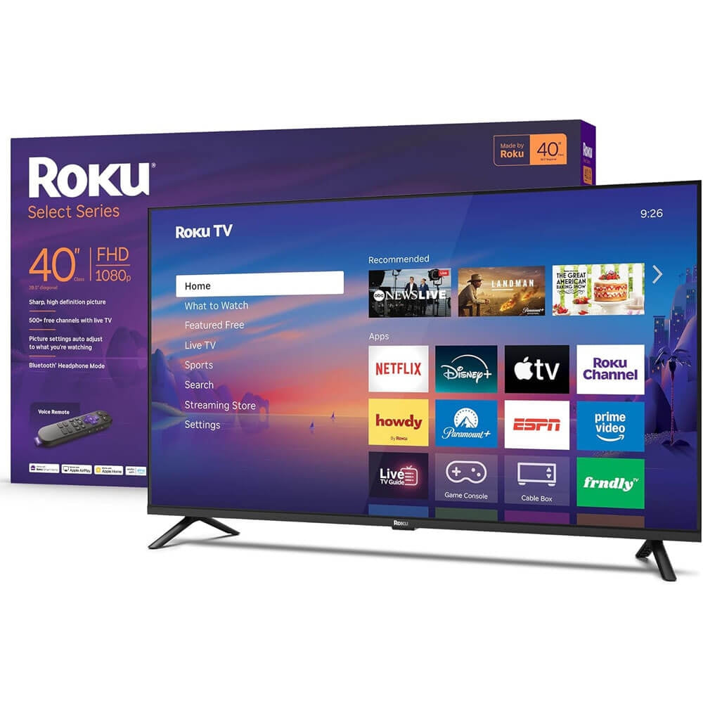 Roku - 40" Class Select Series Full HD (1080p) LED Smart RokuTV (2026)