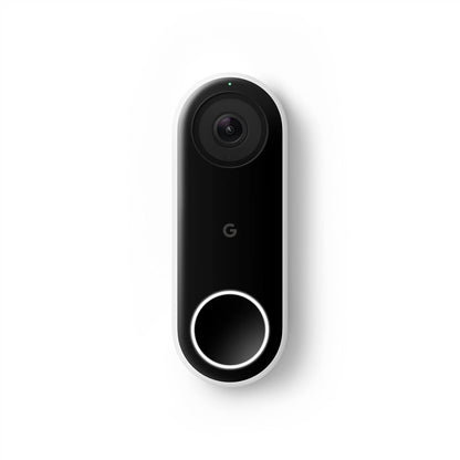 Google Nest Doorbell (Wired) Smart Wi-Fi Video Doorbell - Black NC5100US