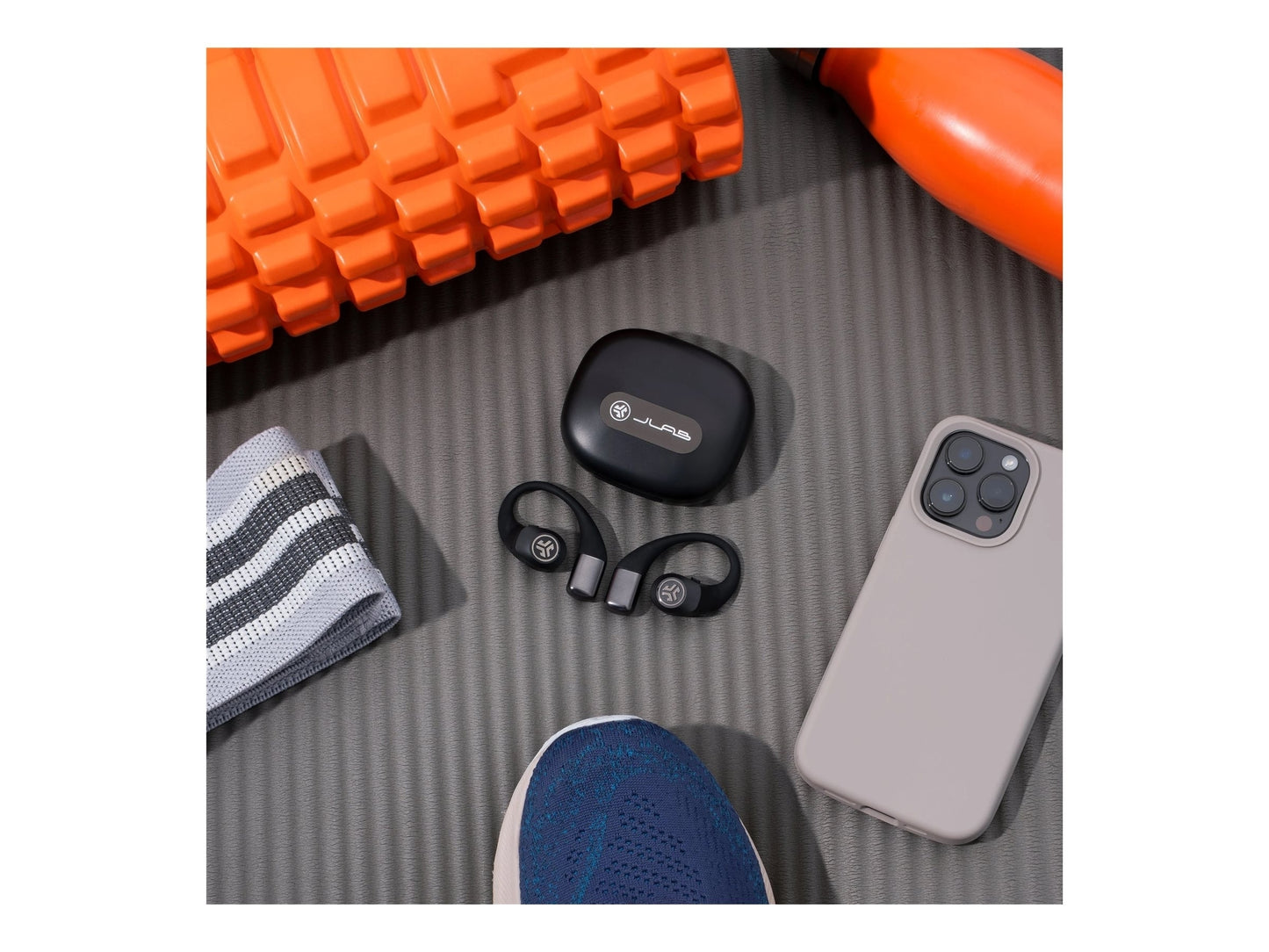 JLab Epic Open Sport Air Conduction Wireless Earbuds Black EBEPOPSPRTRBLK82