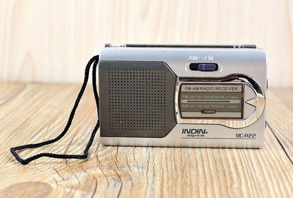 INDIN BC-R22 Mini Portable Pocket AM-FM Radio Receiver