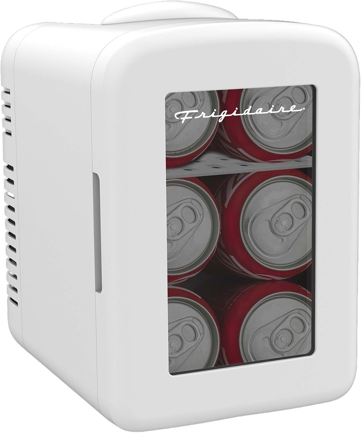 Frigidaire 6 Can Mini Personal Dorm Fridge Cooler Pink EFMIS190-WHITE