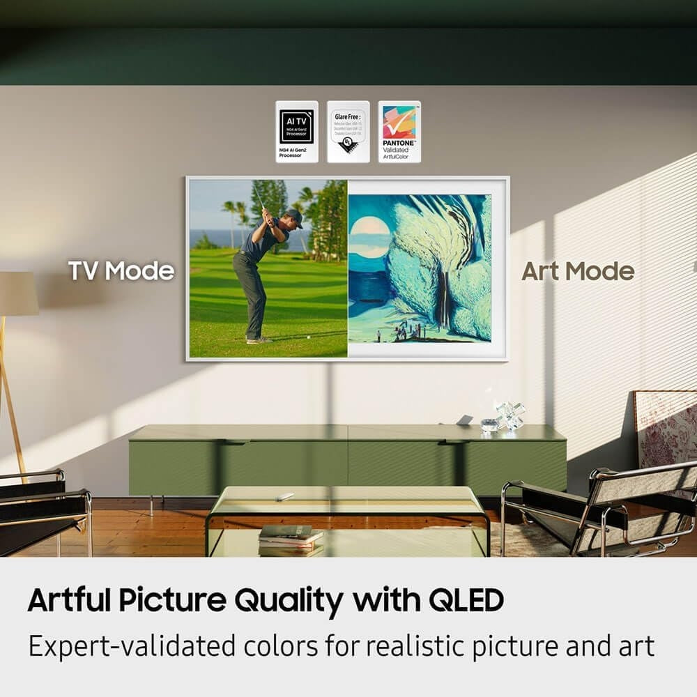Samsung 65" Class The Frame LS03FAD QLED 4K Smart TV QN65LS03FADXZA