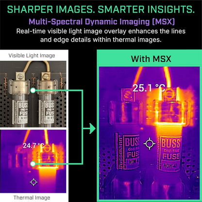 Flir One Pro - Thermal Imaging Camera for iOS Smartphones (iPhone 14 and Older w/Lightning Port), 480x360 Super Resolution