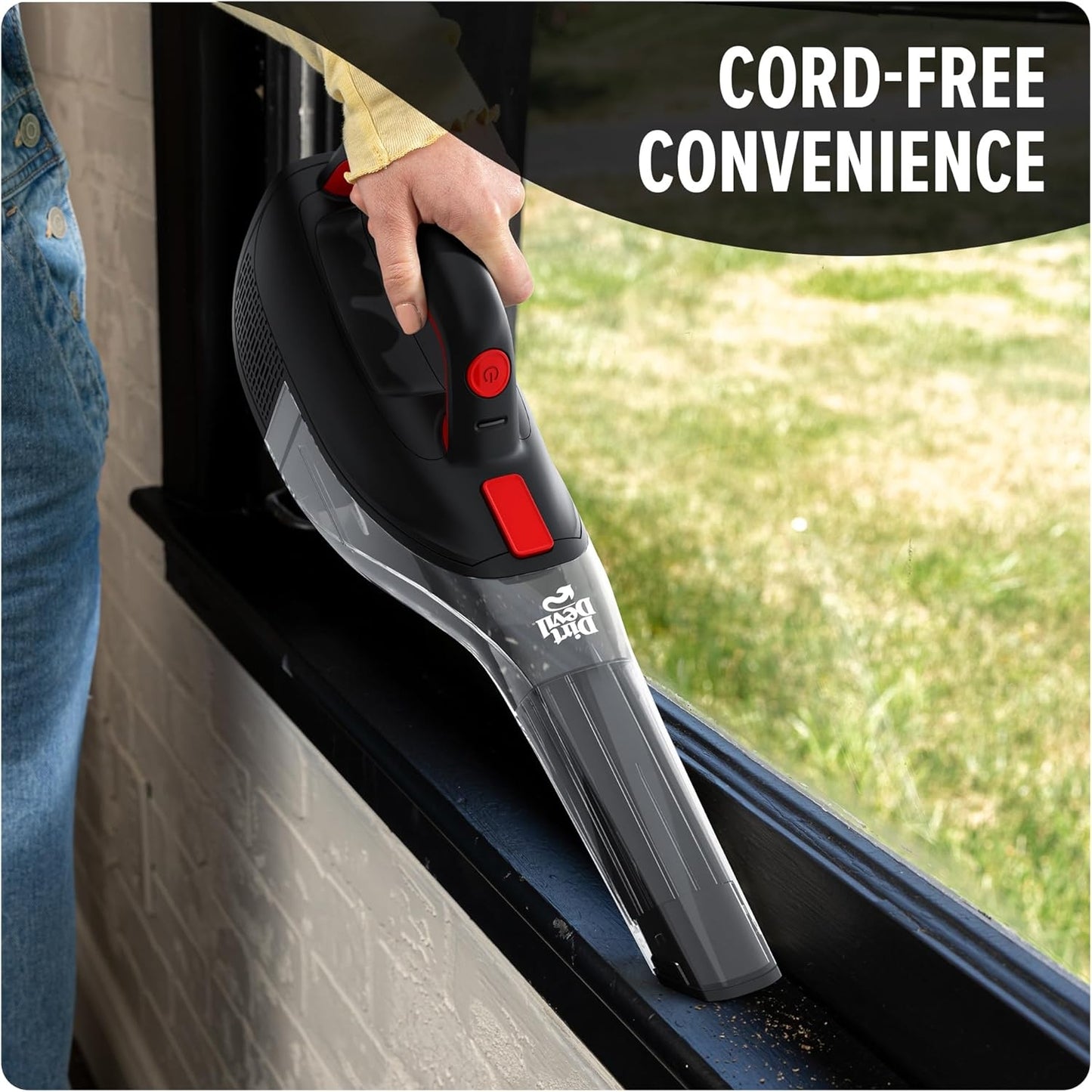 Dirt Devil Whole Home 12V Handheld Vacuum Cleaner, Powerful Suction BD40200V