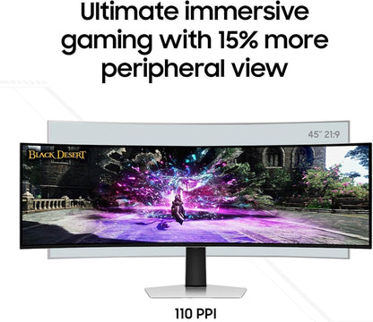 Samsung 49" 1440p 240Hz, 0.03ms Odyssey (G93SC) Series QD-OLED Curved Gaming Monitor LS49CG932SNXZA