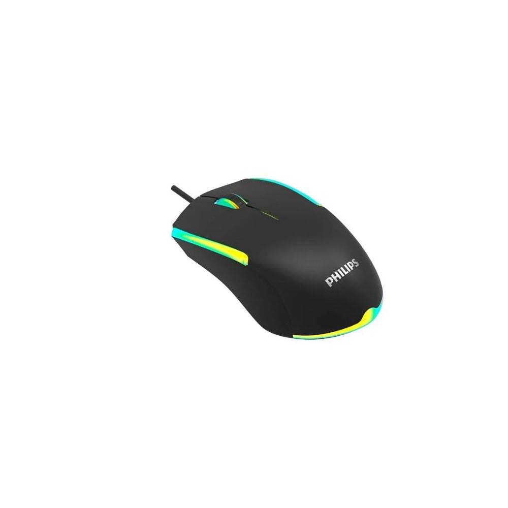 Philips Momentum SPK9314 Wired Gaming Mouse – 1200 DPI Optical Sensor, 500Hz Polling