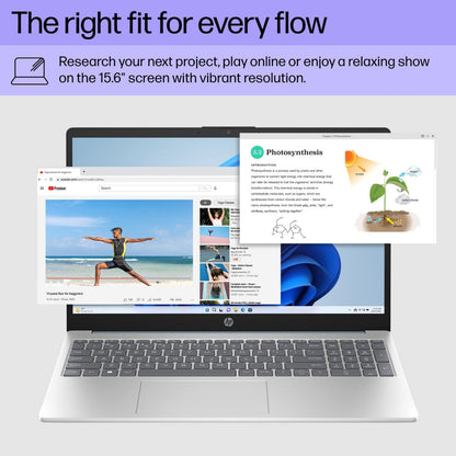 HP 15-fc0035tg Notebook AMD Athlon Silver 7120U 8GB/256GB SSD 15.6-inch HD Touchscreen Display Win 11 Home 9P0V7UAR