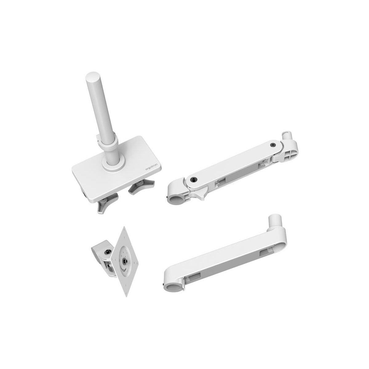 Ergotron 45-695-290 LX Pro Desk Mount Articulating Monitor Arm, Tall Pole White