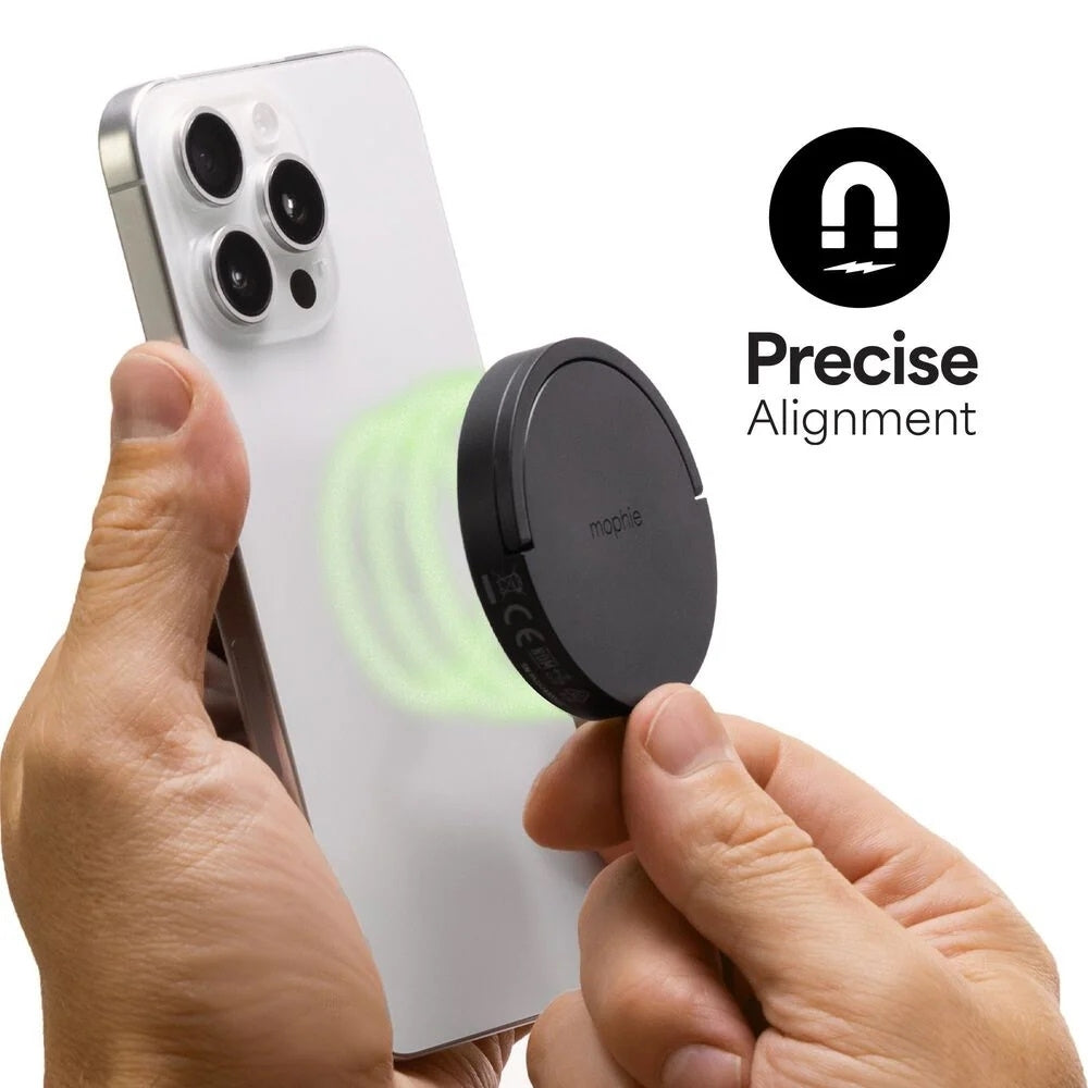 Mophie Qi2 Magnetic Wireless Charger with Kickstand, 15W Fast Charge