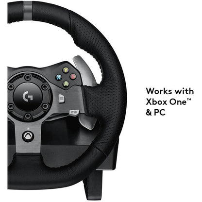 Logitech - G920 Driving Force Racing Wheel and Pedals for Xbox Series X|S, Xbox One, Windows & Mac - Black 941-000121