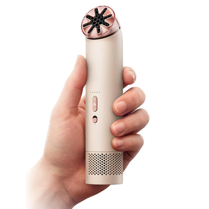 Dyson 3-in-1 HushJet Mini Bladeless Personal Fan, Up to 55mph Airflow, 5 Speeds + Boost Stone/Blush