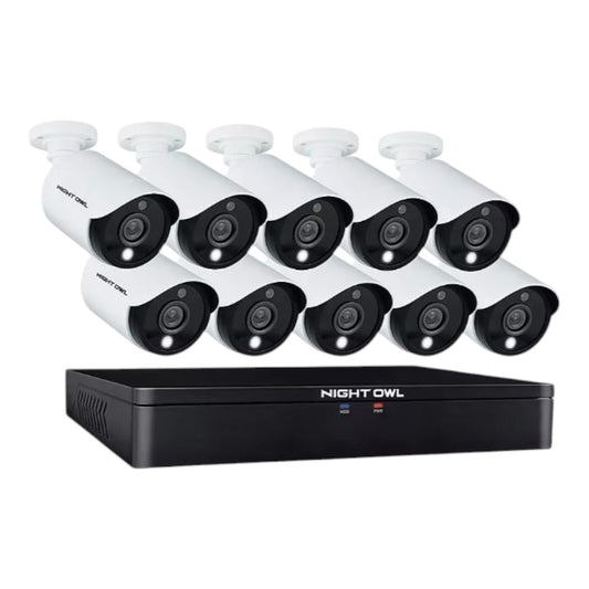 Night Owl 16-Ch 10-Camera 1080p Wired Security System, 1TB HDD DVR CL-C2-16101L