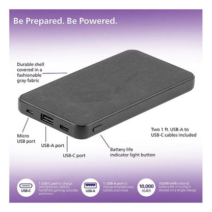 Philips 10,000 mAh Battery Pack, 2 pk. - Gray DLP9693GR37