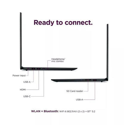 Lenovo IdeaPad 1 15.6" Full HD Laptop, AMD Ryzen 3 7320U, 4GB RAM, 128GB SSD, Win 11 Home in S Mode 82VG00R2US