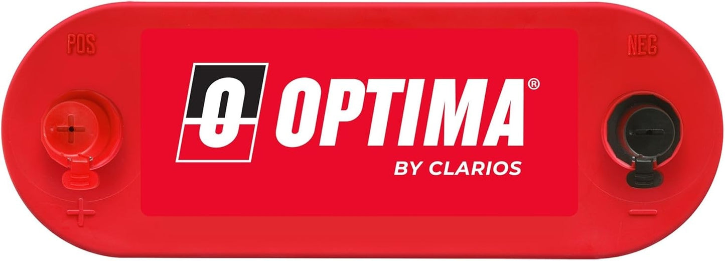 OPTIMA Batteries High Performance 6V REDTOP Sealed AGM 6V Battery | Car, Truck and SUV Starting Battery OPT8010-044