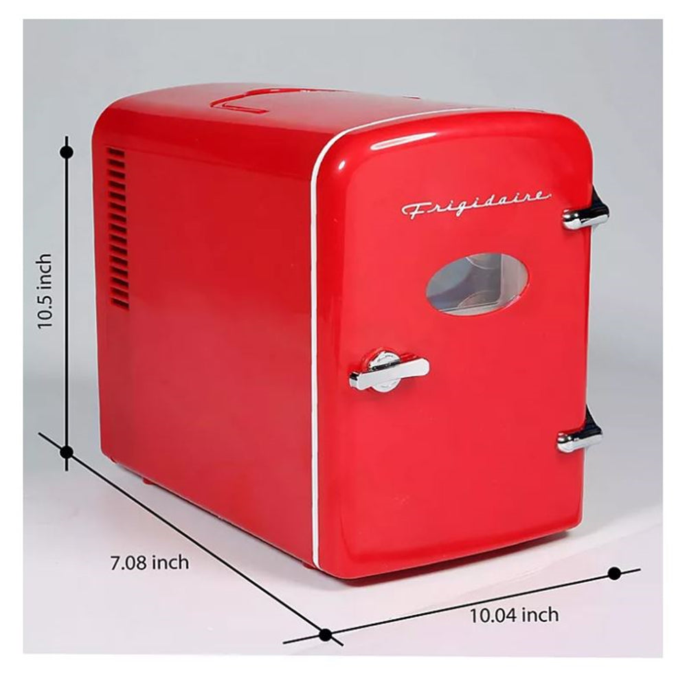 Frigidaire Retro 9-Can Portable 4-liters Mini Fridge EFMIS197-RED