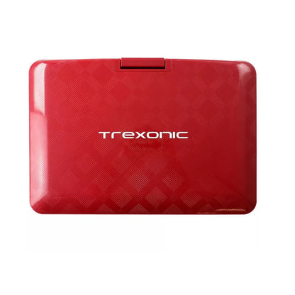 Trexonic 14.1 Inch Portable DVD with TV Tuner Player with Swivel TFT LCD Screen and USB,SD,AV,HDMI Inputs - Red