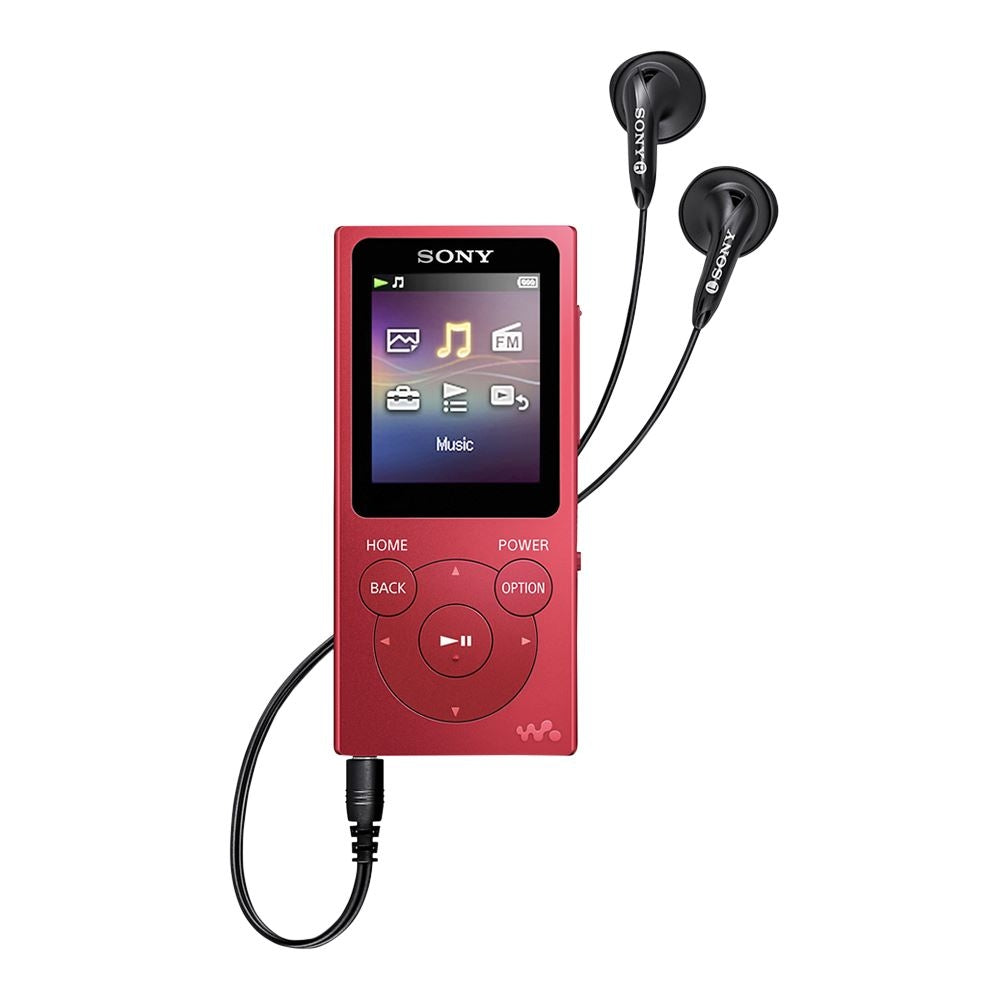 Sony NWE394/R 8GB Walkman MP3 Player Red