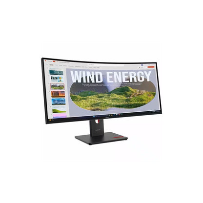 Lenovo - ThinkVision T34WD-40 34" 3440 x 1440 4ms Class UW-QHD Curved Screen LED Monitor 64AEGAR1UZ