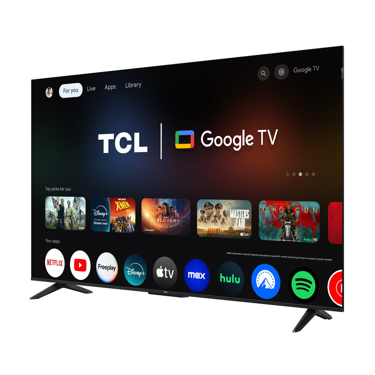 TCL 65" Q Series QLED 4K UHD HDR Smart Google TV, Motion Rate 240, HDR 10+, Auto Game Mode - 65Q51K