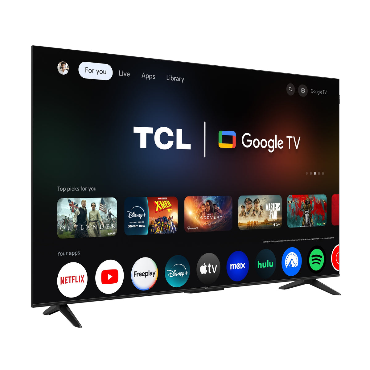 TCL 65" Q Series QLED 4K UHD HDR Smart Google TV, Motion Rate 240, HDR 10+, Auto Game Mode - 65Q51K