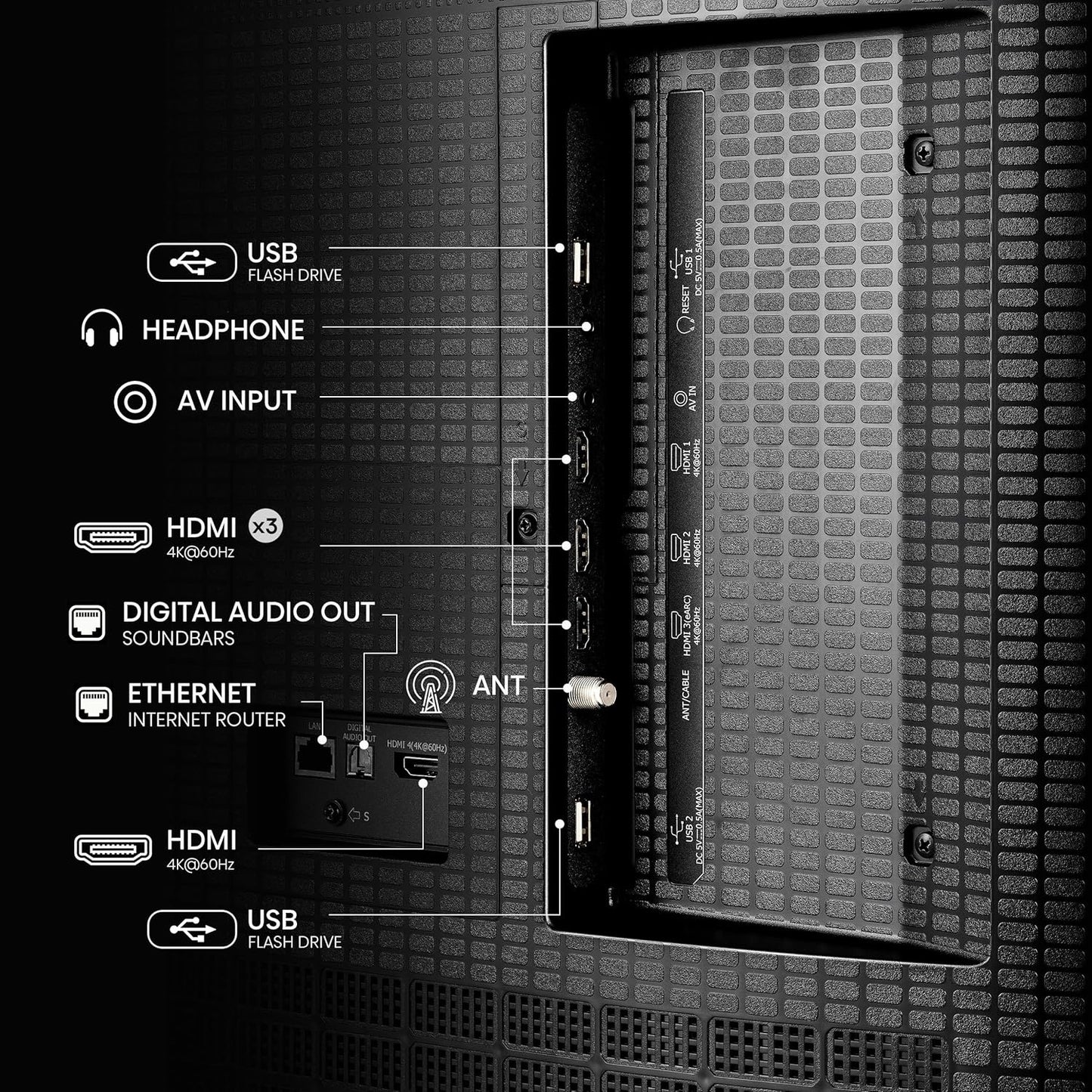 Hisense 65" Class QD7 Series MiniLED QLED 4K UHD HDR Smart Fire TV (2025) 65QD7QF