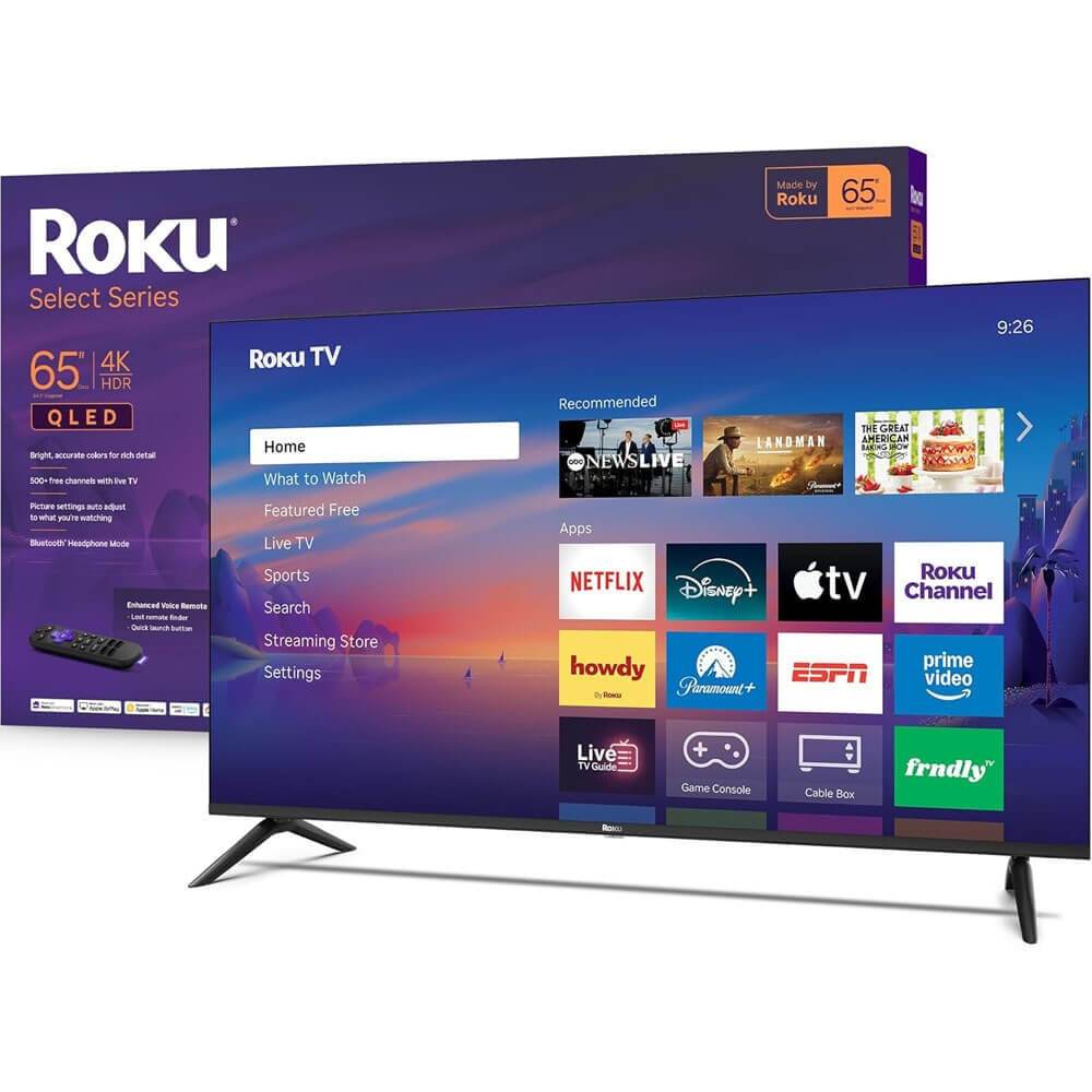 Roku - 65" Class Select Series 4K QLED Smart RokuTV (2026) 65R5D5