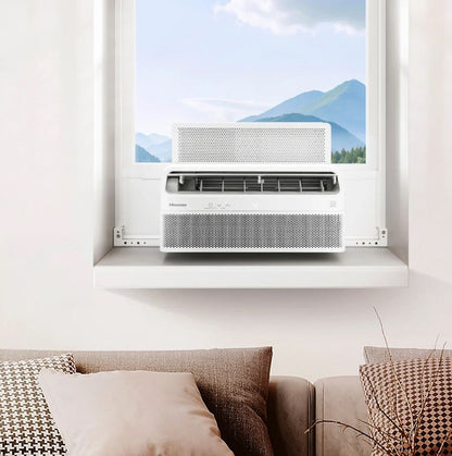 Hisense UltraSlim 12,000 BTU Smart Inverter Window Air Conditioner, Energy Star AWL1225TW1W