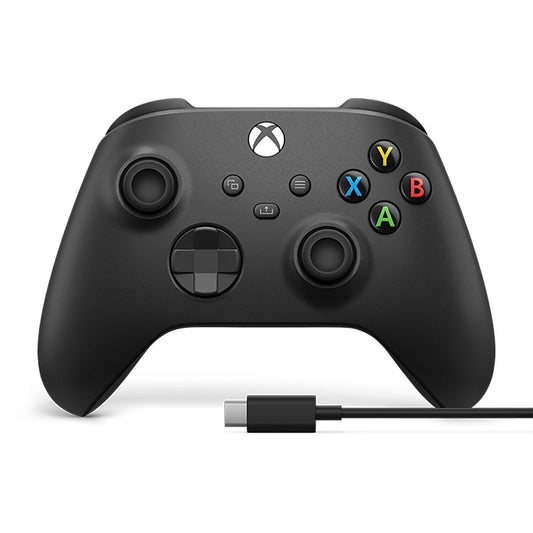 Microsoft Xbox Wireless Controller + USB Type-C Cable Carbon Black 1V8-00001