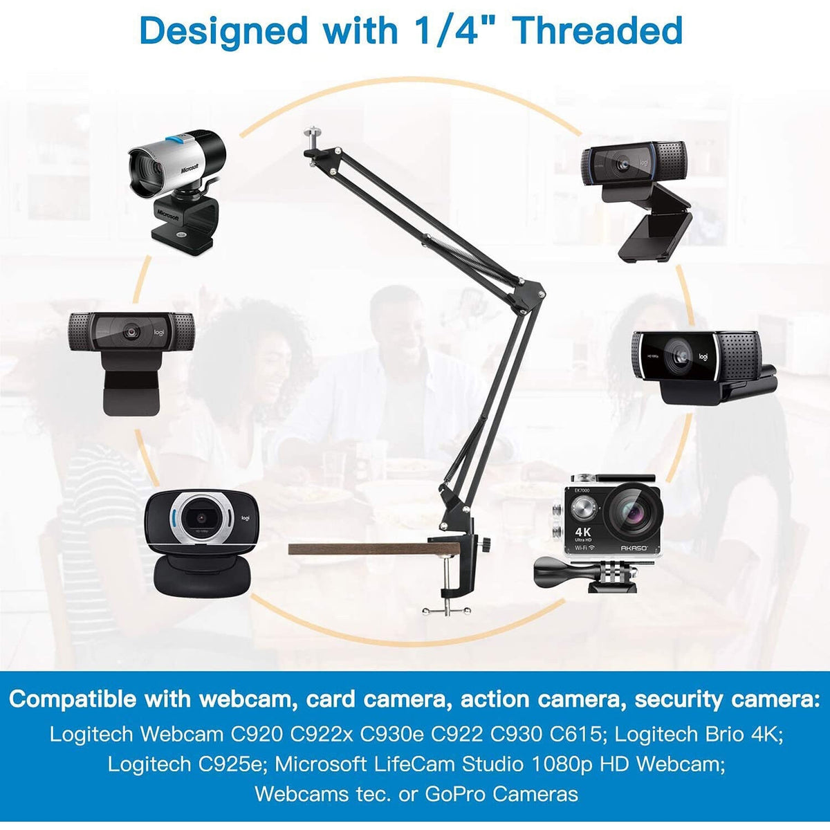 Technical Pro WebCamArm 2 Camera Arm (20.9")