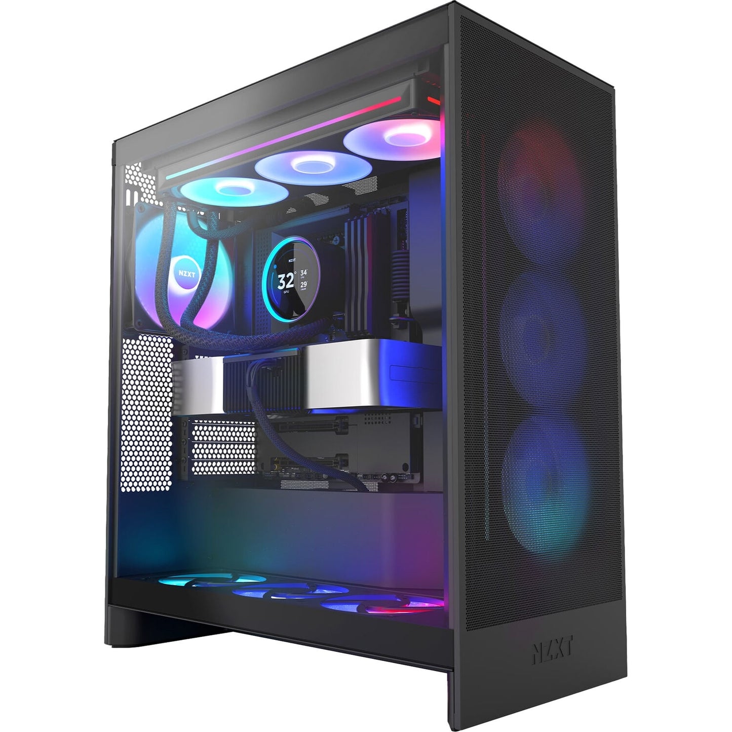NZXT 360mm Kraken Elite RGB All-in-One Liquid Cooler Black RL-KR36E-B2