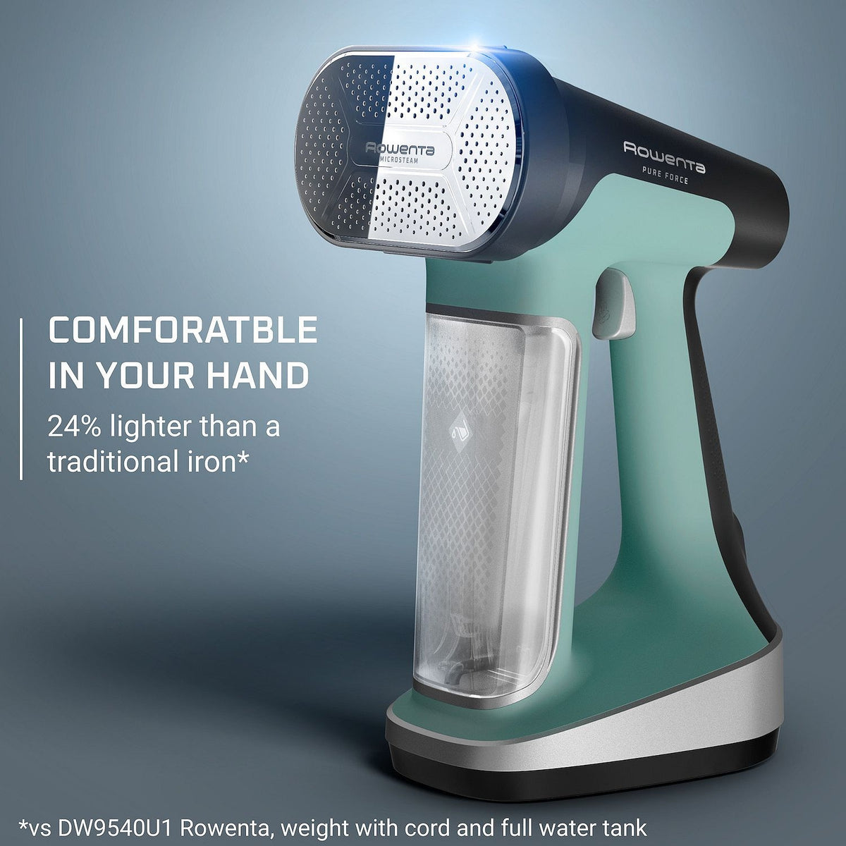 Rowenta Pure Force 2in1 Steamer & Iron: Powerful 1875 Watts, Vertical Steaming & Horizontal Ironing, Auto-off