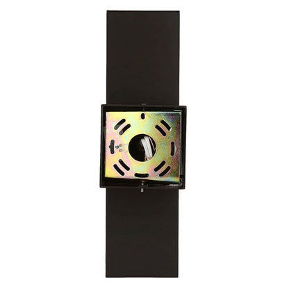 Sunset Lighting Square 2-Light 15" H x 4.375 Aluminum Sconce Oil Bronze Finish F6892-44