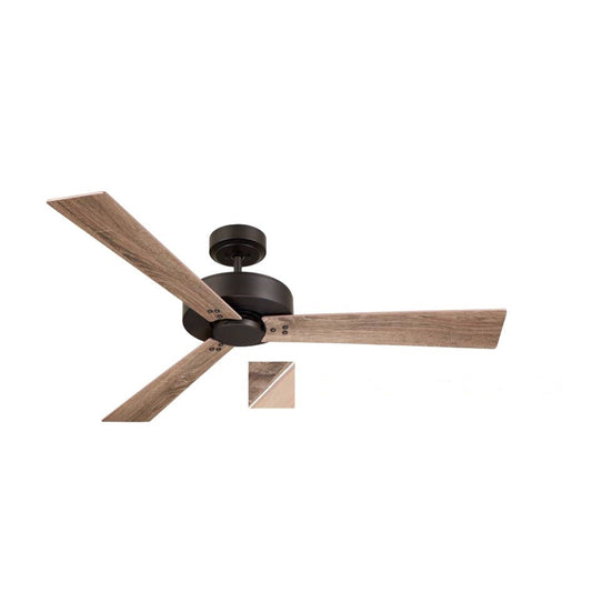 Kathy Ireland Keane 52" Ceiling Fan Graphite 4-Speed Wood Blades CF320AGRT