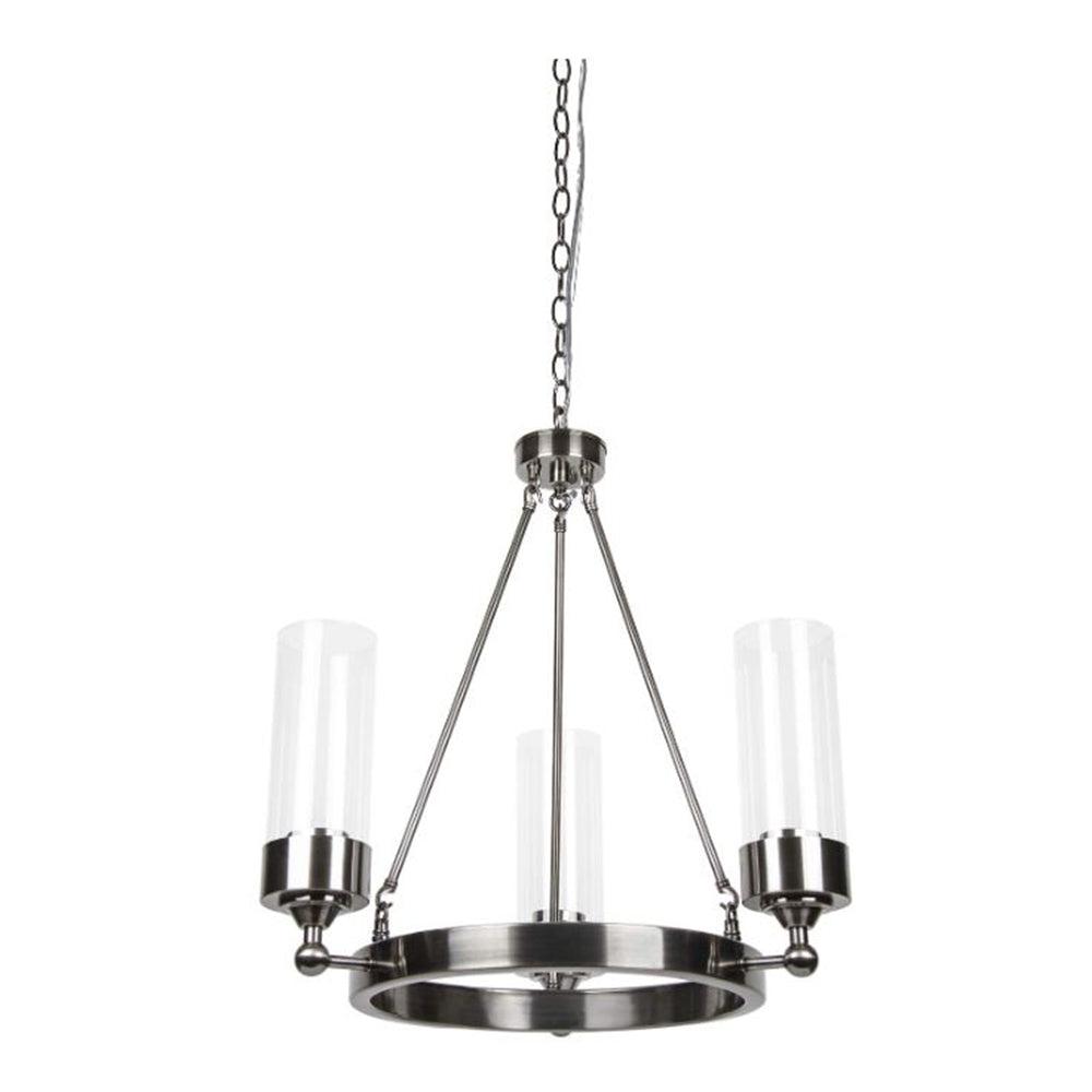 Sunset Lighting 3-Light Esquire Chandelier, Antique Gunmetal F17113-57