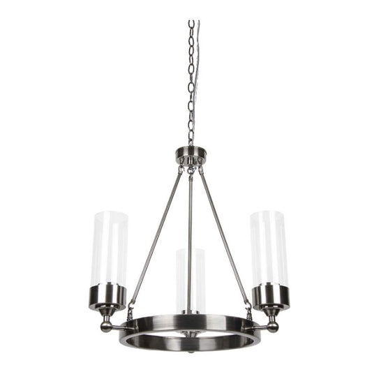 Sunset Lighting 3-Light Esquire Chandelier, Antique Gunmetal F17113-57