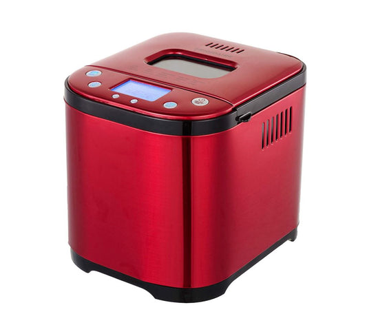 Frigidaire 15 Program Automatic Bread Maker, Stainless Red EBRM100-SSRED