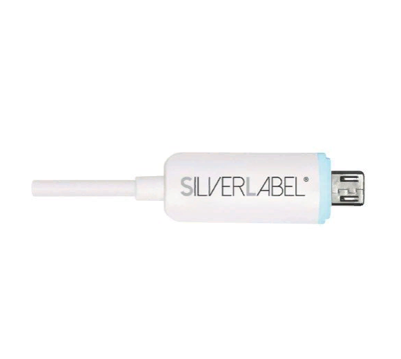 Silver Label 3.3' USB-to-Micro USB Charge-and-Sync Cable White 06850SL71